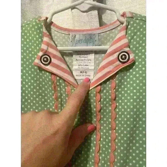 Shrimp‎ & Grits Serendipity Cherry Dress Size 5/6 - Picture 3 of 6